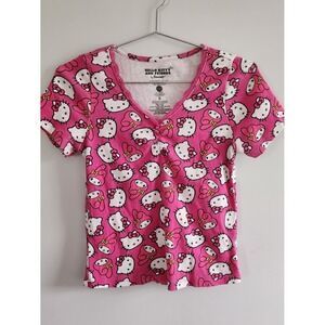 Sanrio Hello Kitty My Melody Top Women Small Pink Kawaii Y2K Aesthetic Kidcore